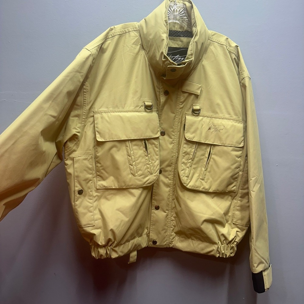 Toggs Field Jacket Men's L Khaki Fishing Hunting Mesh Lined Utility